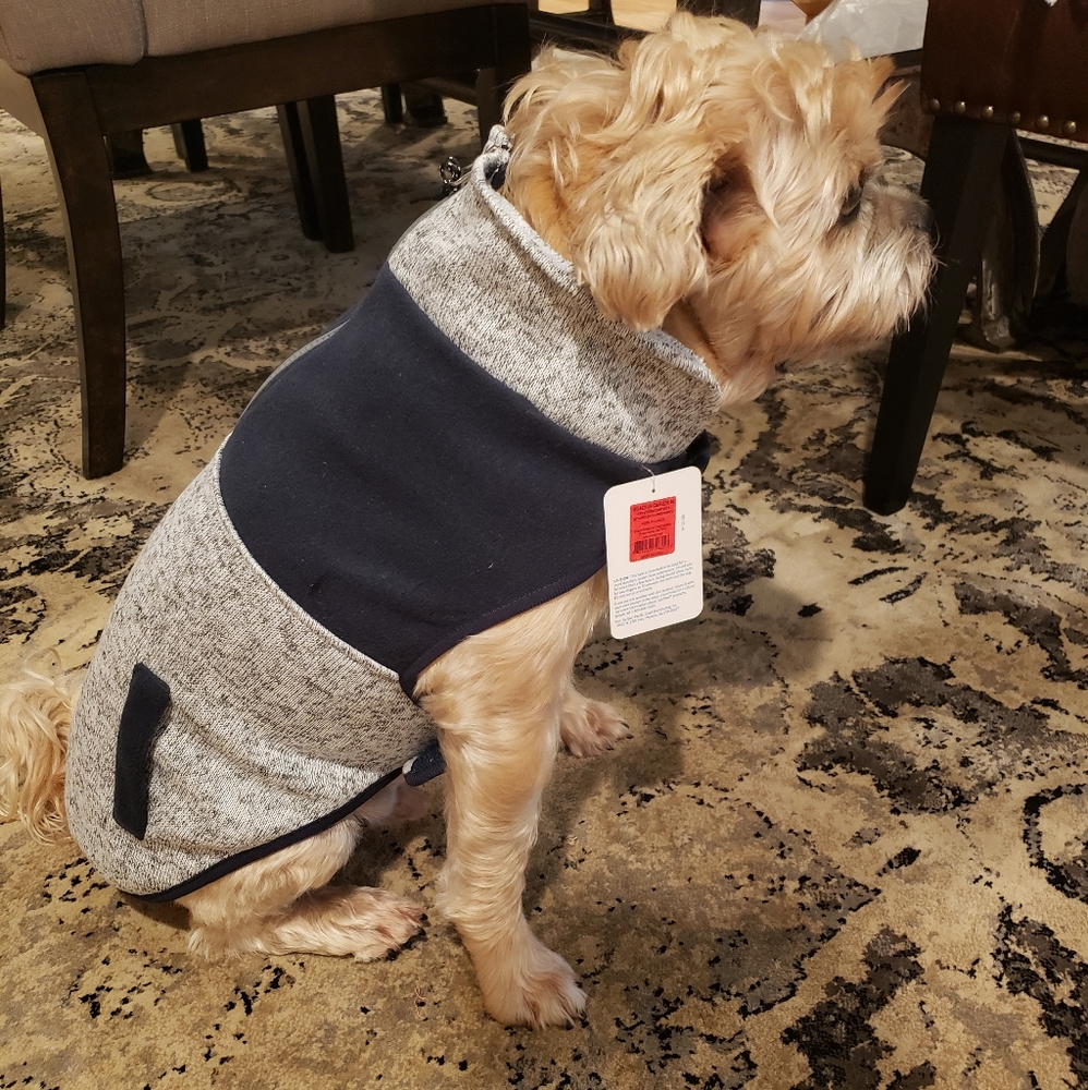 β€οΈ π Host Pick! πΆ β€οΈ Fleece Lined Dog Sweater L - Picture 3 of 10